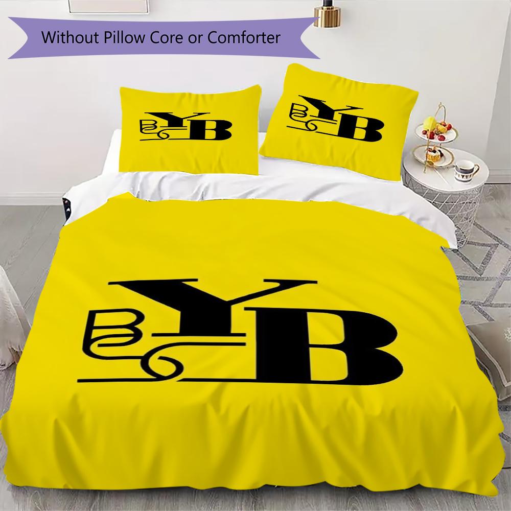 

BSC Young Pattern Bedding uilt Set uilt Cover Pillowcase Home Decoration Birthday Gift (1 * duvet cover + 2 * pillowcase without core)22 135x200cm