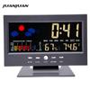 Digital Weather Station Thermometer Hygrometer Temperature Humidity With Clock Alarm Calendar Voice-activated Backlight Function