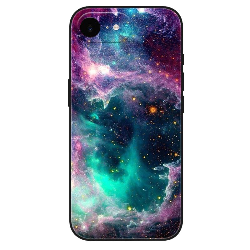For iPhone 17e Case Silicone Luxury Space Cute Painted Soft Bumper for iPhone 17e 2026 17 e Phone Cover TPU Funda Shockproof