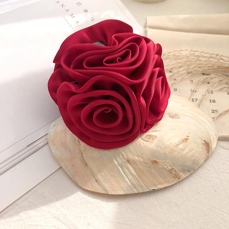 

Новые заколки для волос в виде розы, шпилька, милая заколка, заколка для волос в виде цветка, повязка на голову, женский головной убор, бант, держатель для хвостика для девочек, аксессуары для волос