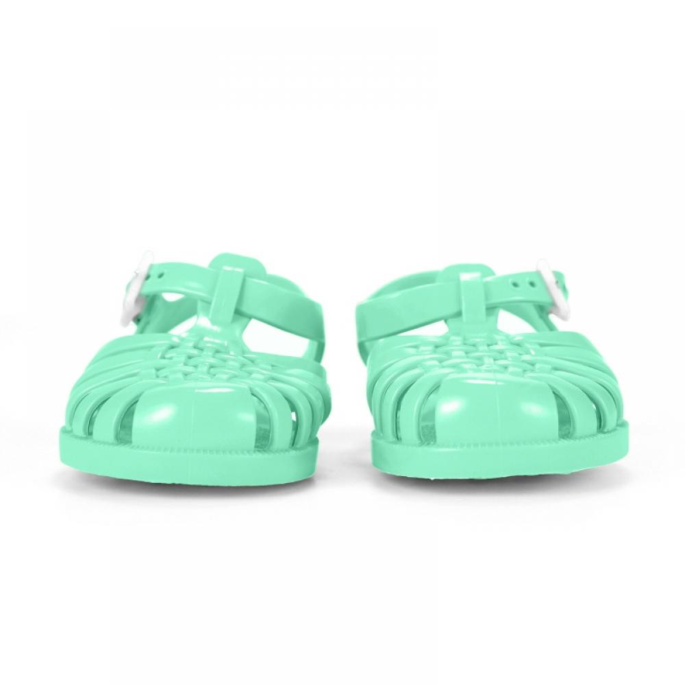 Meduse Sun 201 Vert Tendre Bertandre Mint Kids Kids Jelly Shoes Sandals