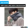 VELVOX Velvet Balaclava Black Face Cover Hood Warm Windproof