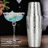 2 Piece Set Etched Pattern Boston Shaker Metal Cocktail Shaker Set  Cocktail Making