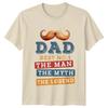 Dad Best No.1 Man Myth Legend T-Shirt Fathers Day Gift Top