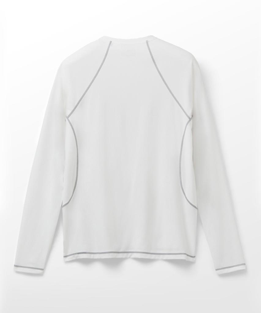 Hellinogseuweeo Eclipse Base Layer Long Sleeve T-Shirt_White