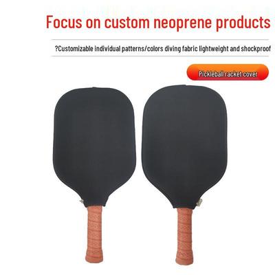 Neoprene Protective Cover for Table Tennis, Pickleball, or Beach Racket with Zipper