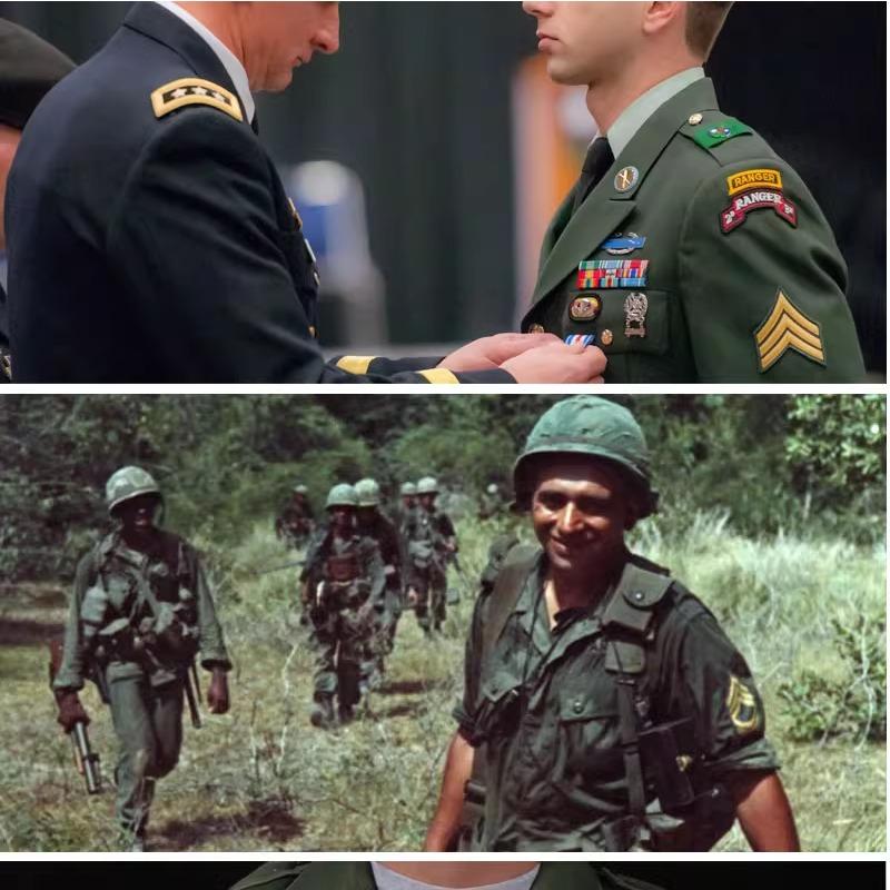 US Vietnam M65 Trench Coat Armband Embroidered Sergeant Major Sergeant Sergeant Shoulder Badge OG107 Shirt Badge TCU Badge