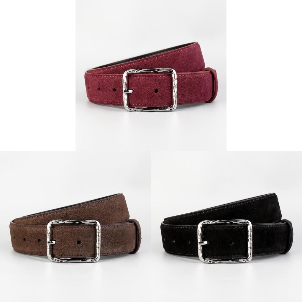Minimalist Leather Waist Belt For Women With Zinc Alloy Buckle For Business And Casual Style