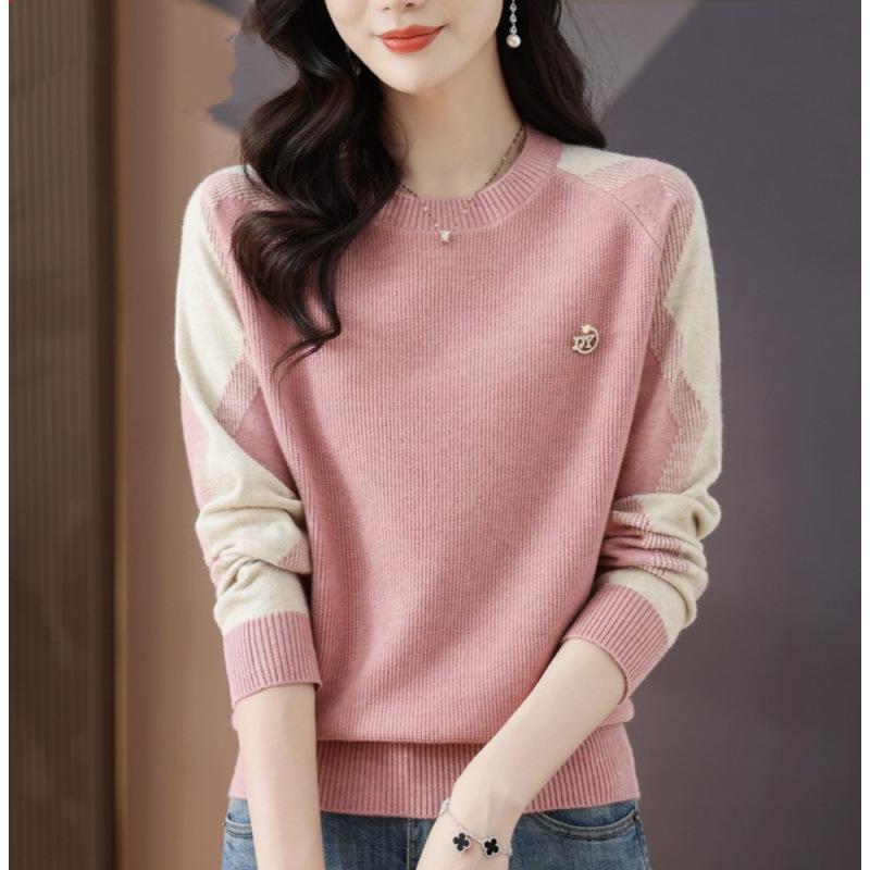 Women Sweater Pullovers Autumn Winter Vintage Long Sleeve Knitted Sweaters Women Lady