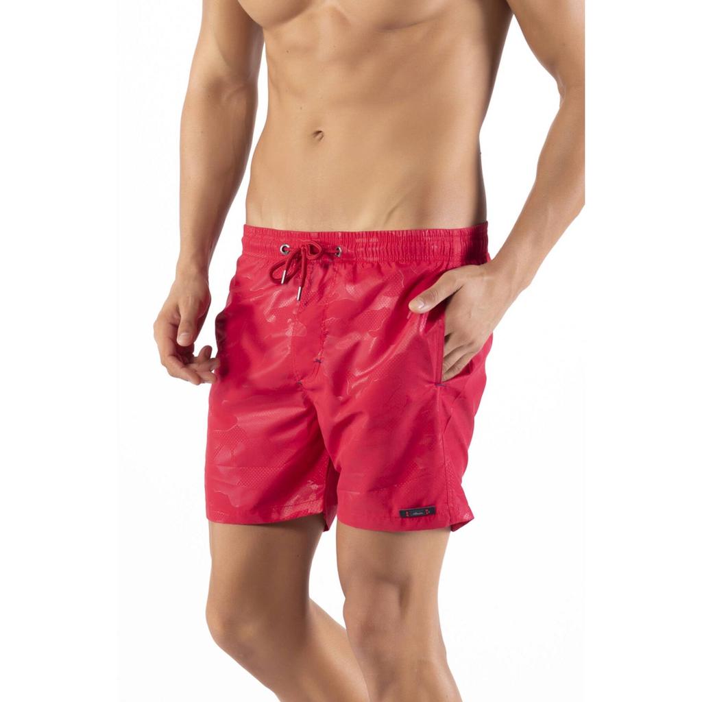 Men's Swimsuit Patterned Marine Shorts Quick Dry Mesh Lined Summer Man