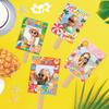 Hawaii Themed Summer Cartoon Pattern Hand Frame Party Decoration Props Photo