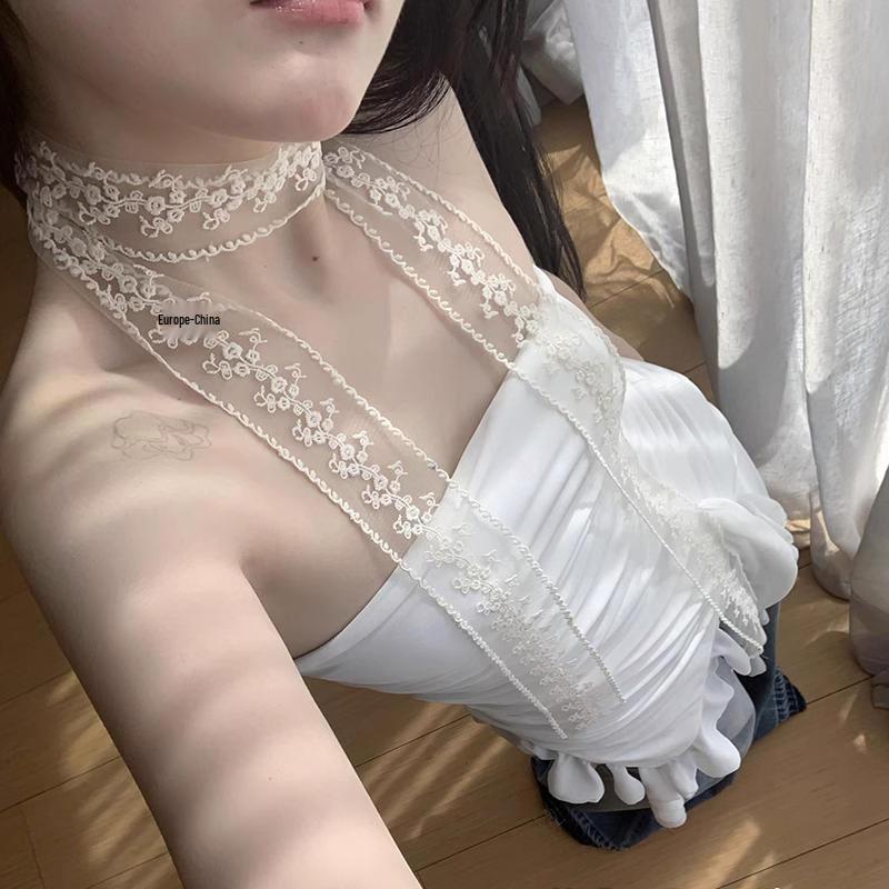 Korean Polka Dot Multifunctional Scarf Tie Hairband Accessory