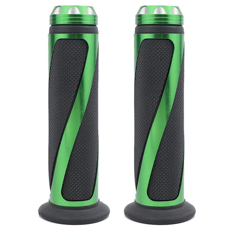 

Универсальная ручка для мотоцикла, ручка для руля, ручки для Kawasaki Honda Yamaha Suzuki Benelli Ducati puños de motos зелёный