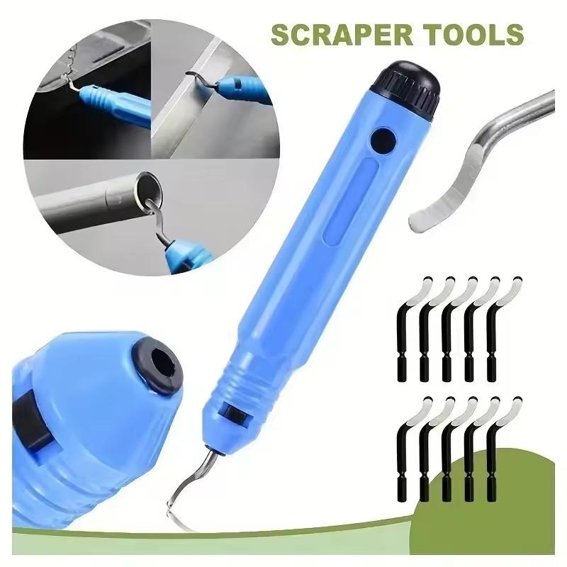 Hand Burr Trimming Knife Scraper Chamfer Deburring Tool for 3D Printer Parts Copper Tube Reamer Tool Model Pruning Device Kit