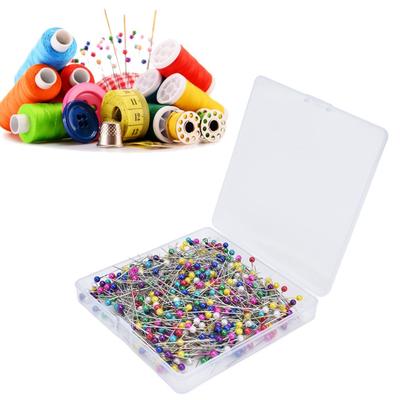 600Pcs Pearl Head Sewing Pins Colorful Fabric Pins Craft Decoration Positioning Pins  Sewing Making