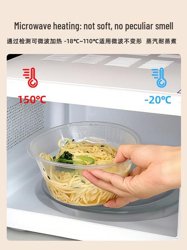 ZISIZ Disposable Round Meal Box