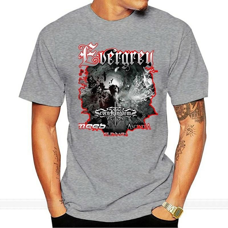 

Create Shirts Evergrey Short Sleeve Printed ONeck Tee For Men cotton tshirt men summer fashion tshirt euro size 4XL