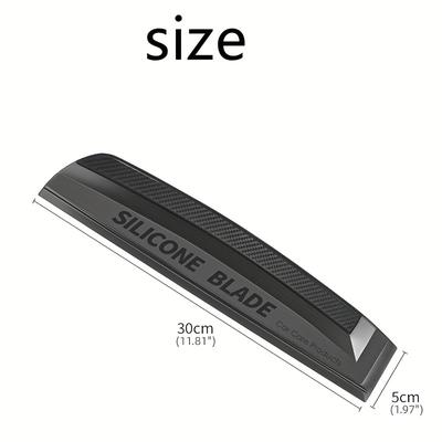 1PC Car Window Cleaning Tool Integrated Silicone Wiper Panel, Car Glass Wiper, Window Wiper, Car Wash Supplies