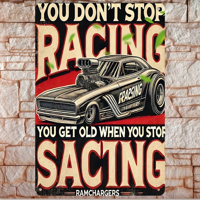 Automotive Metal Decorative Painting: Gifts for Car Lovers Garage Home Style