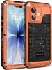 Telaio in Metallo Solido + Custodia Interna in Silicone Assorbiurti per iPhone Air 17 Pro 17 Pro Max Cover Blindata Impermeabile IP68