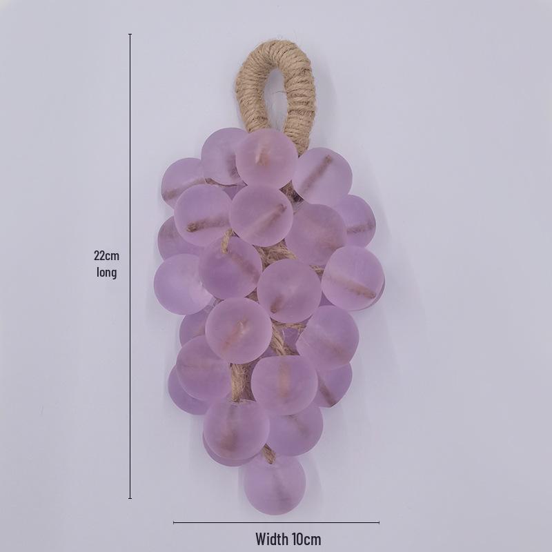Handmade Crystal Grape Cluster Soap Gift Set - Transparent Simulation Grape Soap