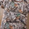 Jungen Kurzarm Freizeit Set Wildnis Camouflage Totes Blatt Ast Druck Zweiteiliges Outfit