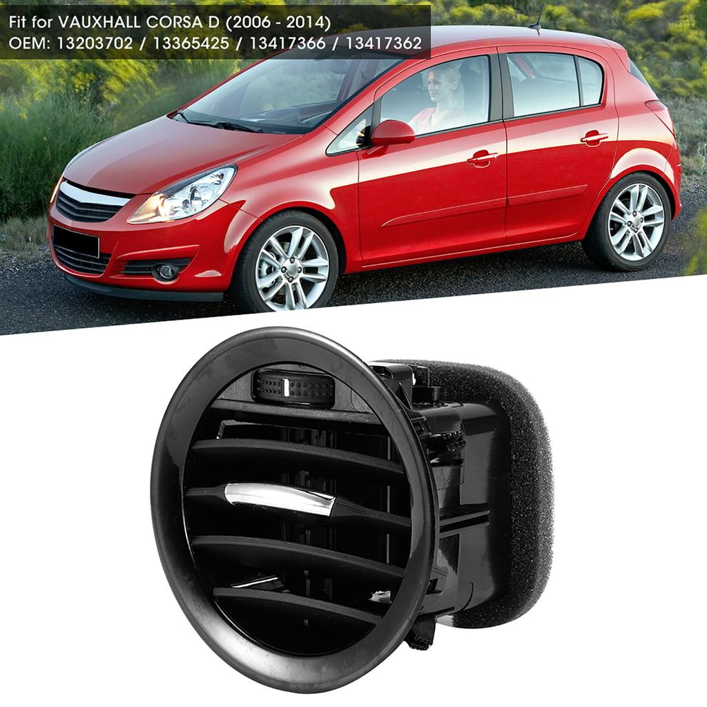 Gösterge Paneli Hava Menfezi Isıtıcı Dış 13203702 13365425 VAUXHALL CORSA D 2006-2014 için Uygun Gösterge Paneli Hava Menfezi Isıtıcı Hava Menfezi Nozülü