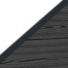 WPC and Aluminum Fence Panel Black