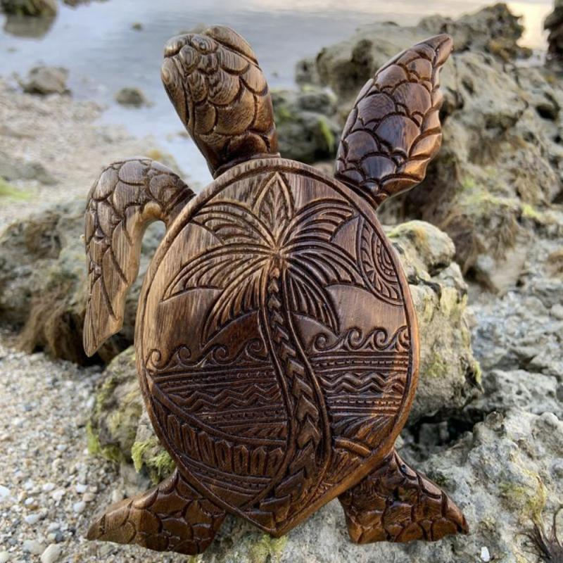 

Гавайская морская черепаха смола садовые украшения