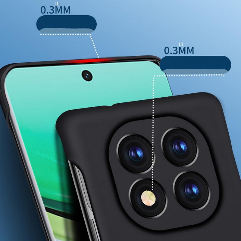 Coque de téléphone magnétique fine sans cadre pour Xiaomi Poco F6 Pro X6 Redmi K70E Note 14 Pro 13 Couleur unie Charge sans fil Antichoc pour Coque MagSafe