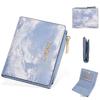 Fashion Short Wallet With Ink Wash Style And Antitheft Protection For Women