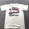 Vintage St Louis Cardinals Shirt Mens Small World Series Champions 80s