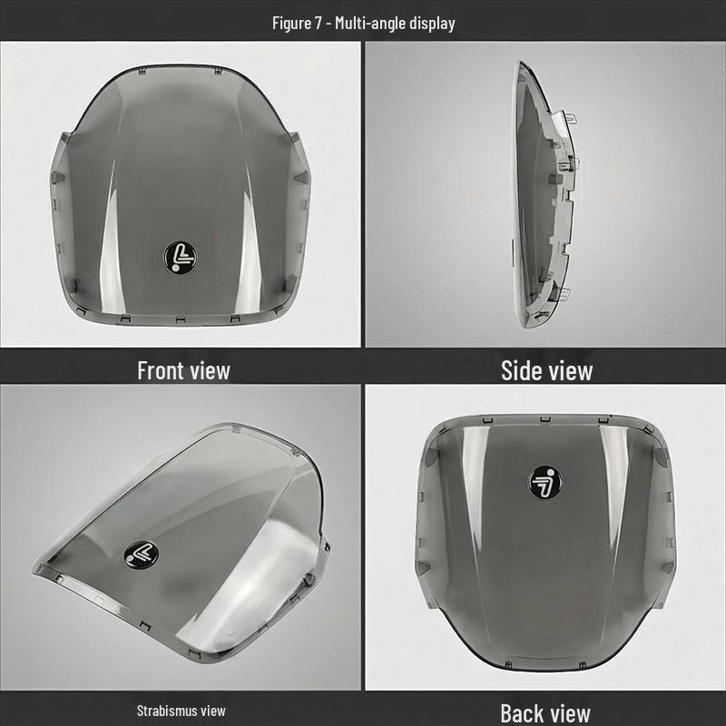 Transparent Front Panel for Ninebot Scooter: DIY Accessory (Models M95C, 85C, 80C, 95C+, M395C)