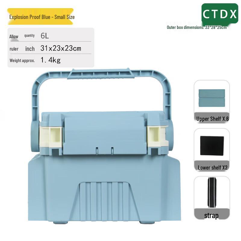 CTDX Multi-functional Fishing Lure Tackle Box