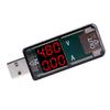 USB Color LCD Voltmeter Ammeter Current Meter Multimeter  r USB Tester (Blue)