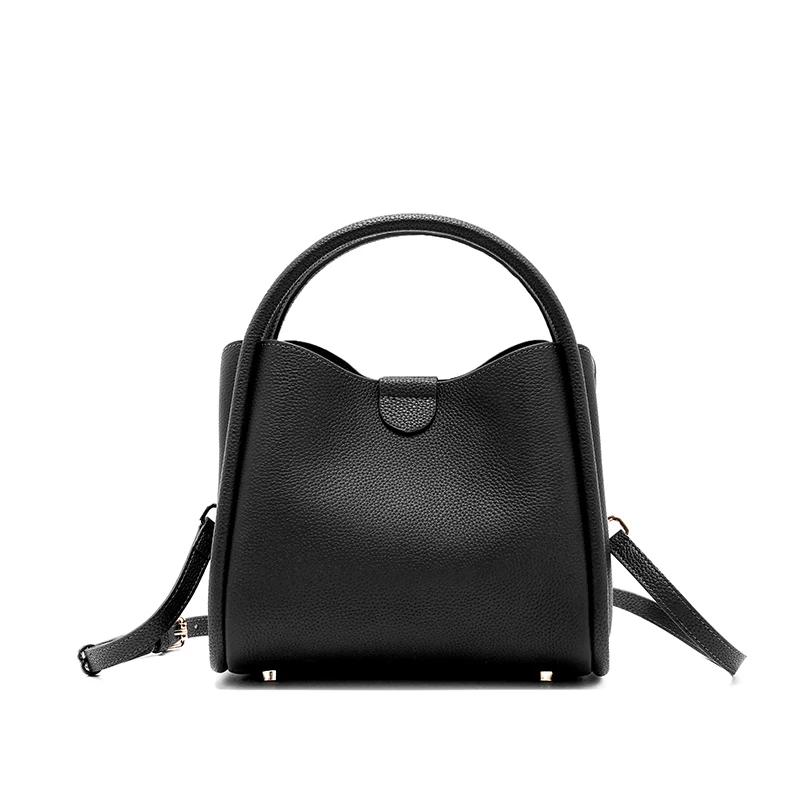 

Women s Natural Cow Real Leather Shoulder Bag Female Retro Soft Cowhide Commuter Handbags Ladies Fashi Luxury Crossbody Bags 25x16x20cm чёрный