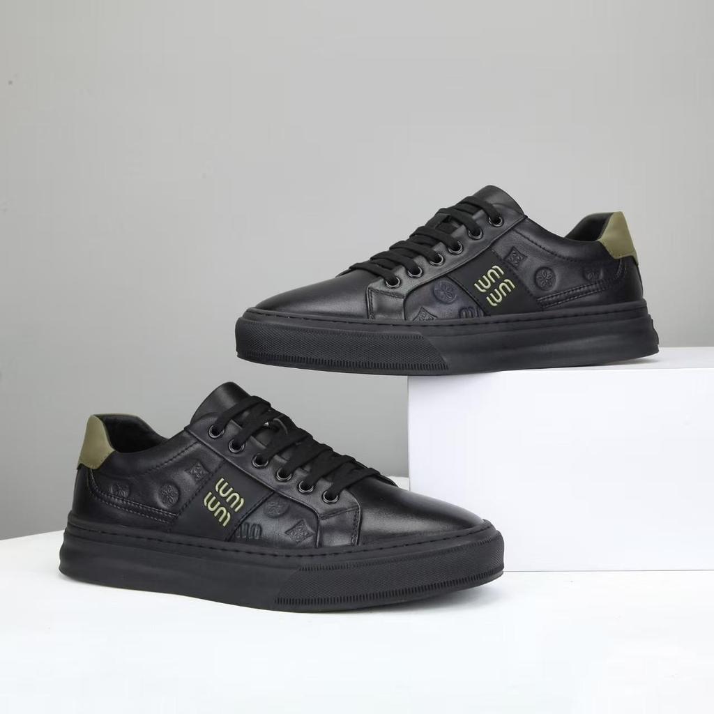 Herren Geprägte Canvas Schnürschuhe - Atmungsaktiv und Modisch für Frühling und Herbst