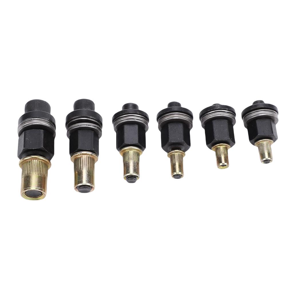 6Pcs Hand Rivet Nut Tool Mandrels Manual Rivnut Tool Mandrel Set Accessories 10# 24 3 8 16