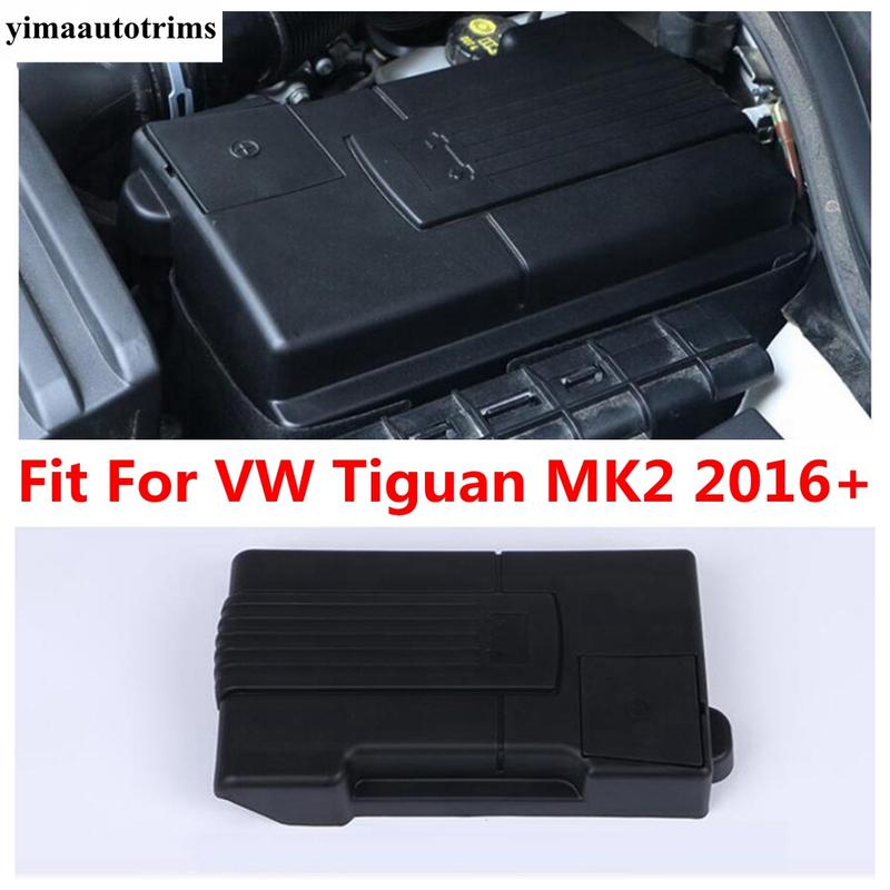 

Car Engine Battery Protection Cover For Volkswagen VW Tiguan 2016 - Accessories Electrode Waterproof Dustproof Interior Kit