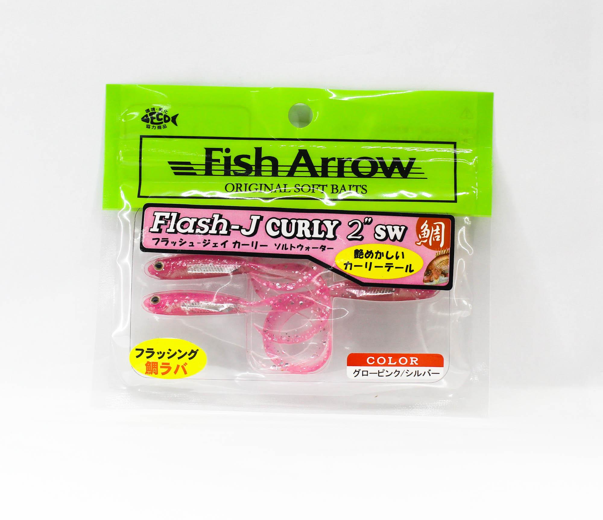 

Fish Arrow Soft Lure Flash J Curly SW 2 дюйма 5 штук в упаковці №117 (2589)