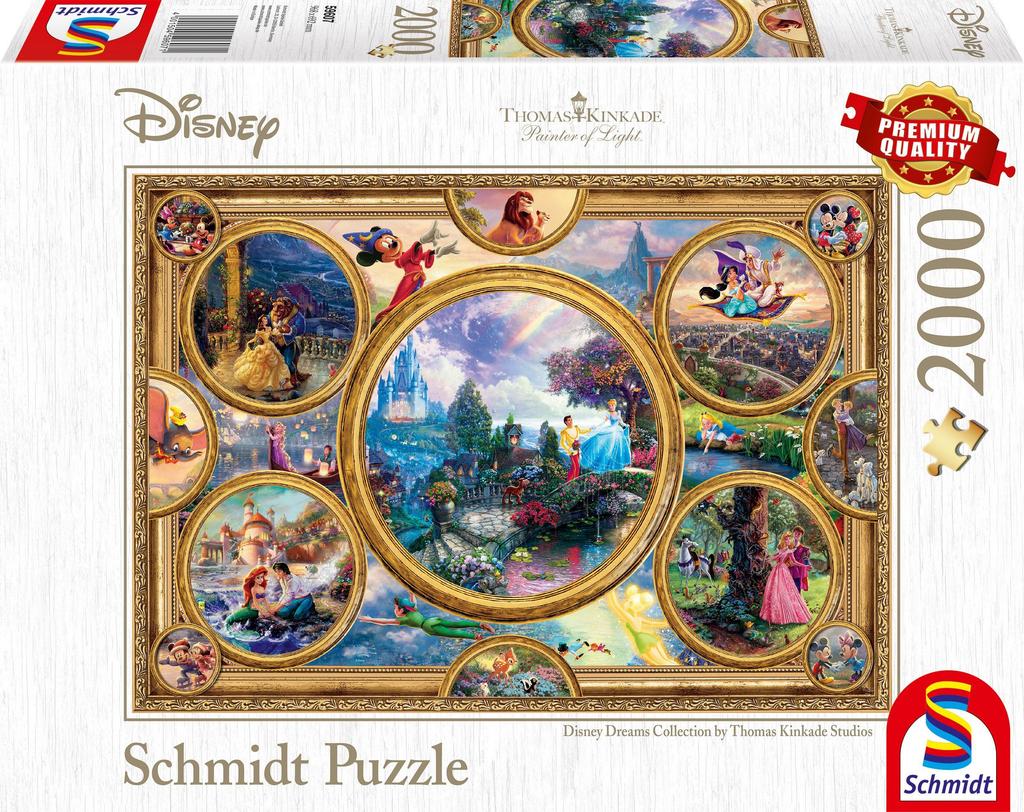Puzzle - SCHMIDT SPIELE - DISNEY, Dreams Collection - 2000 pièces - Dès 14 ans