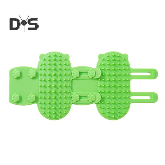 2/4 Stück Katzen-Selbstpflegebürste aus Silikon, verstellbare Tischbein-Eckenbürste für Katzengesicht, Juckreiz- und Kratzbürste, Massagekamm für Hauskatzen