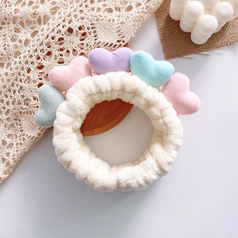 

Милая мультяшная плюшевая повязка на голову, влагопоглощающая, милая повязка на голову