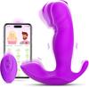 Wearable G Spot Dildo Vibrators Adult Sex Toys for Women or Men, App Remote Control Panty Mini Vibrator with 10 Quickly Wiggling And Vibrating Modes