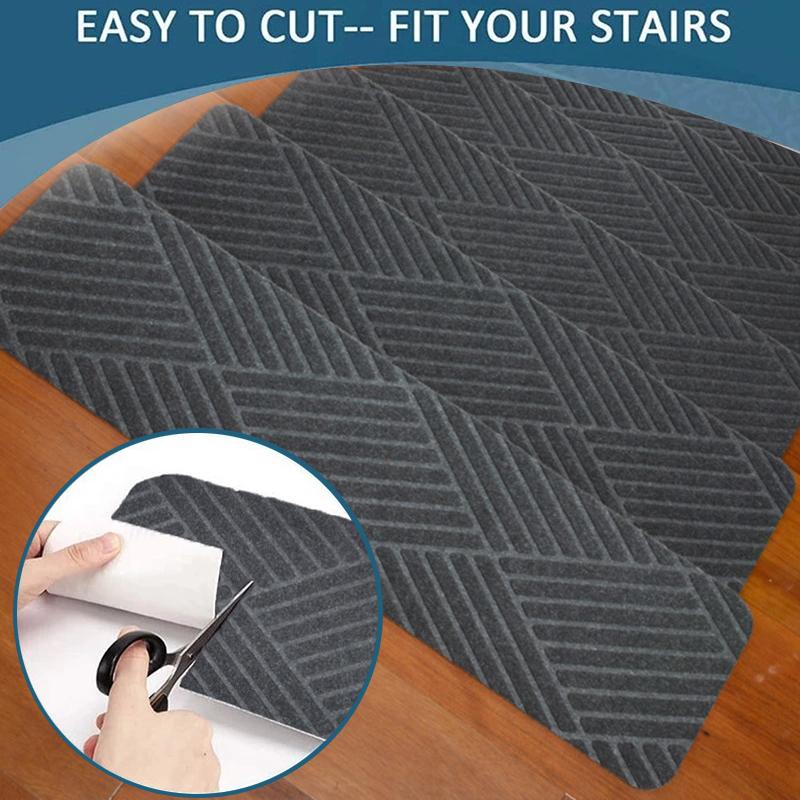 Carpet Stair Treads Mats Floor Non Slip Protection Cover Step Staircase