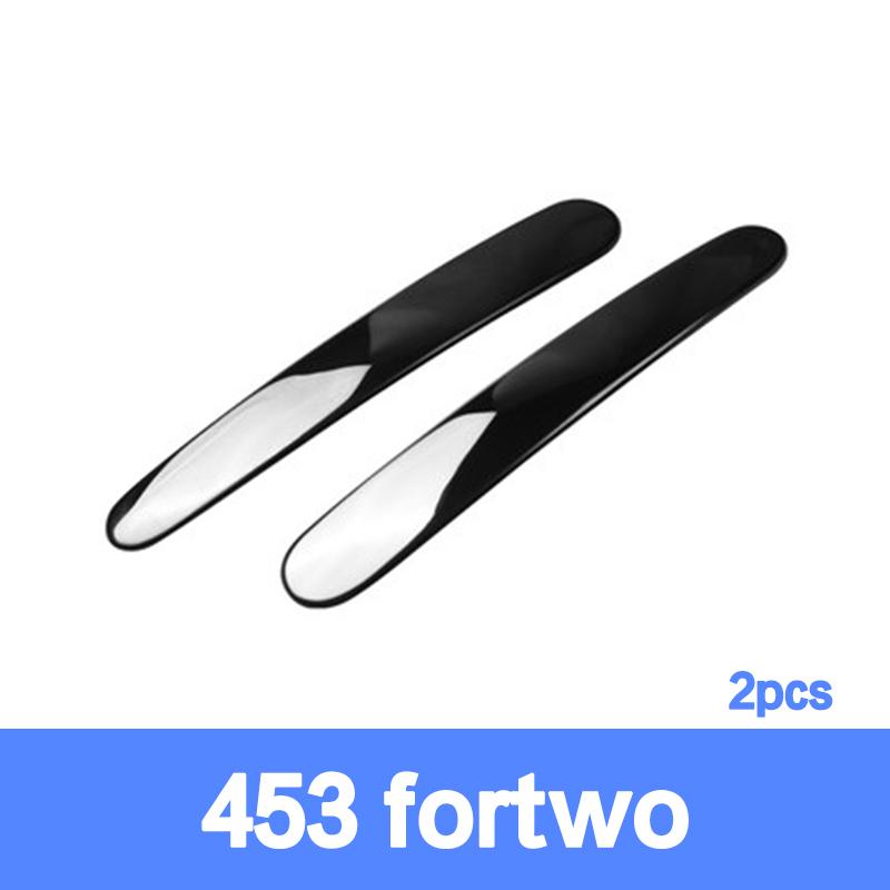 

Декоративная полоса для наружной ручки двери автомобиля, защитная наклейка для внешнего украшения, наклейка для Mercedes Smart Fortwo 453