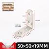 Stainless Steel L-Shaped 90° Angle Bracket Shelf Support