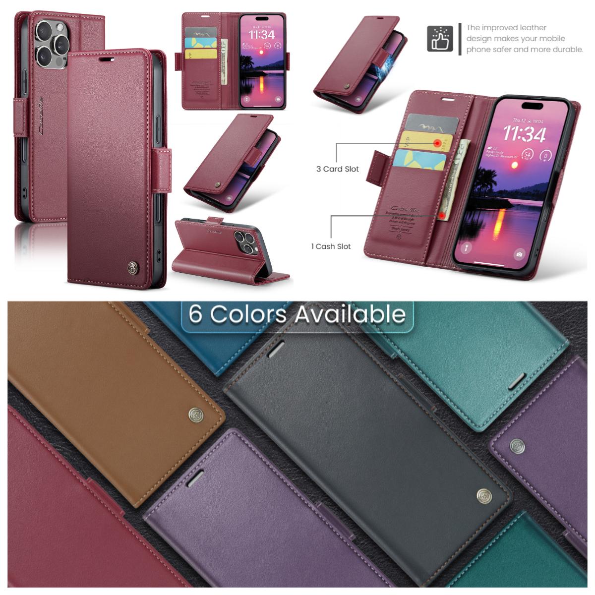 

For iPhone 7 8 Xs XR XS Max 11 12 13 14 15 16 Series Wallet Function Premium PU Leather Phone Case iPhone 16e чорний