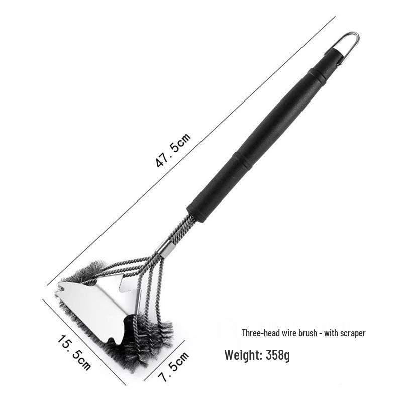 Stainless Steel BBQ Grill Cleaning Brush