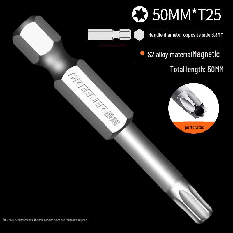 Lvlin S2 Single-ended Pozidriv Hex Wind Bit Screwdriver Head